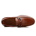 Miniatyrbild 3 av 4: Casual för män Mode Bekväm Loafer 2C2050 Brown 41