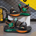 Miniatyrbild 5 av 5: Pojkar Strandtofflor Modesandaler Utomhus Halkfria inomhusskor 3Bcb729 Green 29