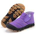Miniatyrbild 5 av 5: Vintersnöskor för herr Vattentåliga skor Anti-halk Casual Lätt vandringskänga 2012 Purple 43