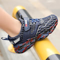 Miniatyrbild 4 av 5: Pojkar Flickor Sneakers Andas löparskor Mode Sportskor 3A172 Blue 35