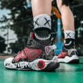 Miniatyrbild 3 av 4: Herr Basketskor Mode Halkfria Sneakers Andas Sportskor Yjf181 WhiteBlack 42