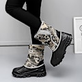 Miniatyrbild 5 av 5: Herr Dam Vinterstövlar Snow Boot Plysch Varma Skor Vattentät Boot 2113S Brown 41