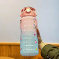 Miniatyrbild 4 av 5: Gradient vattenflaska Bpa-fri 1,5/2l dricksflaska med sugrör för fitness Gradient Purple 1500ml