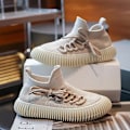 Miniatyrbild 2 av 5: Sneakers för barn Andas löparskor Mode Pojkar Flickor Sportskor 2Lk8-2 Beige 34