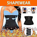 Miniatyrbild 3 av 5: Invisible Wrap Waist Trainer Tejp Snatch Me Up Bandage Kvinnor Bantning Bälte Omlott Bälte Bastu Trimmer Bälte Khaki 4M