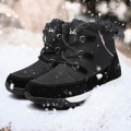 Miniatyrbild 2 av 5: Dam Vinterstövlar Snow Boot Plysch Varma Skor Vattentät Boot 1622 Black 40