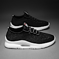 Miniatyrbild 3 av 5: Herrskor Lättviktssneakers som andas Löparskor 2C009 Black 39