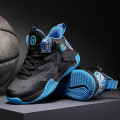 Miniatyrbild 2 av 5: Pojkar Flickor Basketskor Mode Halkfria sneakers Andas Sportskor för barn 2Ly028 BlackBlue 31