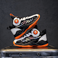 Miniatyrbild 2 av 5: Barn Pojkar Flickor Sneakers Andas löparskor Mode Sportskor 3As800 Black 32