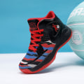 Miniatyrbild 2 av 5: Barn Basketskor Mode Pojkar Flickor Sneakers Andas Sportskor Eht008 BlackRed 31