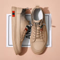 Miniatyrbild 3 av 4: Casual för män Mode Platta skor Frd73 LightBrown 41
