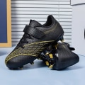 Miniatyrbild 3 av 5: Pojkar Flickor Fotbollsskor Ankel Fotbollsskor Grästräning Sport Skor Sneakers Yjy6 Black 38
