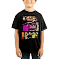 Miniatyrbild 1 av 3: Fredrisim Unika fem nätter hos Freddys karaktärer för ungdomens T-shirt M