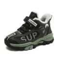 Miniatyrbild 1 av 5: Pojkar Flickor Vandringsskor Andas Sneakers Halkfria vinterskor för barn 1205 Green 38