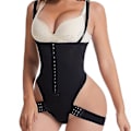 Miniatyrbild 2 av 3: Exceptionell Shapewear för kvinnor 2-i-1 Höftlyftbyxor med hög midja för kvinnor Casual Shaper Underkläder Dammanschett Magträning,beige