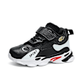 Miniatyrbild 1 av 5: Barn Basketskor Mode Pojkar Flickor Sneakers Andas Sportskor X201 BlackRed 34