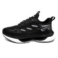 Miniatyrbild 2 av 5: Sneakers för män Löpartennisskor Lättviktsventilerande Sport Athletic 3Cf602 Black 40