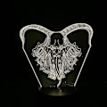 Miniatyrbild 2 av 2: Japansk myt Evil Ghost 3d Led Nattljus Sovrumsbordslampa Färg ändras