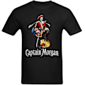 Miniatyrbild 1 av 5: Tshirtpark Herr Captain Morgan Rum Label Grafisk printed konst T-shirt M