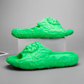 Miniatyrbild 4 av 5: Strandtofflor för män Modesandaler Utomhus Halkfria inomhusskor 3Bs2180 Green 40-41