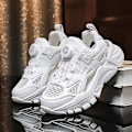Miniatyrbild 4 av 5: Sneakers för pojkar Andas löparskor Mode Sportskor 3C0371 White 37
