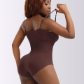 Miniatyrbild 4 av 4: Seamless Dam Fajas Body Slimming Waist Trainer Butt Lifter Push Up Corset Slim Shapewear Catsuit Body Shaper Underkläder,svart L