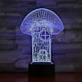 Miniatyrbild 1 av 2: Svamp 3d Led Nattljus Sovrumsbordslampa Färg ändras