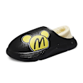 Miniatyrbild 1 av 5: Män Kvinnor Bomulttofflor Modesandaler Utomhus Halkskydd inomhus Yj5751 Black 40-41