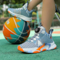 Miniatyrbild 4 av 5: Basketskor för barn Andas sneakers Trendiga casual Löparskor Yjw1568 LightBlue 31