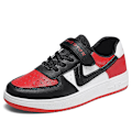 Miniatyrbild 1 av 5: Pojkar Sneakers Andas Flickor Skateboard Skor Löparskor 3D9877 Red 34