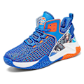 Miniatyrbild 1 av 5: Basketskor för barn Andas Sneakers Löparskor för pojkar 2236 Blue 34