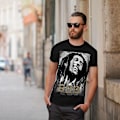 Miniatyrbild 3 av 3: Bob Marley Smiling Men Blackt-shirt S