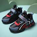 Miniatyrbild 3 av 5: Pojkar Flickskor Utomhusvandring Vattentät Sneaker för barn 2J0840 Black 38