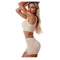 Miniatyrbild 4 av 5: Damsvamp vadderad Push Up Control Trosor Butt Lifter Seamless Fake Ass Trosa Underkläder För Kvinna Bröllop Body Shapers Shor,svart Asian size XXL
