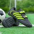 Miniatyrbild 4 av 5: Pojkar Fotbollsskor Utomhussport Spikes Träning Fotbollsskor Sport Sneakers 167 Black 32