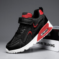 Miniatyrbild 3 av 4: Pojkar Flickor Sneakers Andas löparskor Mode Sportskor 3Ab817 BlackRed 37