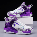 Miniatyrbild 3 av 5: Barn basketskor Mode halkfria sneakers Andas sportskor 668 Purple 35