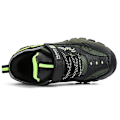 Miniatyrbild 2 av 5: Pojkar Flickskor Utomhusvandring Vattentät Sneaker för barn 2J201 BlackGreen 40