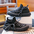 Miniatyrbild 2 av 5: Sneakers för barn Andas löparskor Mode Pojkar Flickor Sportskor 2Lk8-2 Black 34