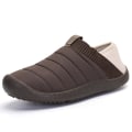 Miniatyrbild 1 av 5: Herrtofflor Varma Vinterskor För Kvinnors Inomhushus Slip On Med Bomull Utomhus 2K6855 Brown 45