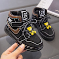 Miniatyrbild 5 av 5: Sneakers för barn Andas Pojkar Flickor Skateboard Skor Löparskor 02 Black 34
