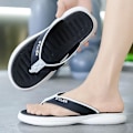 Miniatyrbild 5 av 5: Herrflip-flops stringtrosor Sandaler Komforttofflor för stranden 3C8128 Black 41
