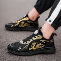 Miniatyrbild 5 av 5: Casual för män Andas Mode Flat Shoes 0315 Black 41