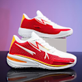 Miniatyrbild 2 av 4: Sportskor för män Sneakers Löparskor som andas Casual utomhus för män Yjg2022 WhiteRed 41