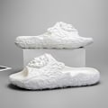 Miniatyrbild 4 av 5: Strandtofflor för män Modesandaler Utomhus Halkfria inomhusskor 3Bs2180 White 40-41