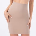 Miniatyrbild 3 av 5: Kvinnor Hög midja Shapewear Body Shaper Seamless Slimming Half Slip Underkläder Underklänning Underklänning Shapers Magkontroll Shapers,svart S