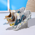 Miniatyrbild 4 av 5: Pojkar Flickor Sneakers Andas löparskor Mode Sportskor 3C907 Beige 33
