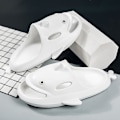 Miniatyrbild 3 av 4: Män Kvinnor Strandtofflor Mode Sandaler Utomhus Halkfria inomhusskor 5001 White 40-41