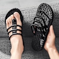 Miniatyrbild 3 av 5: Herrsandaler Mode Casual Andas strandskor hgq223 Black 41