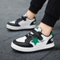Miniatyrbild 4 av 5: Pojkar Flickor Sneakers Andas Skateboarding Skor Barn Löparskor 2366 BlackGreen 32